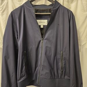 Calvin Klein Men's Dark Blue Bomber Jacket
